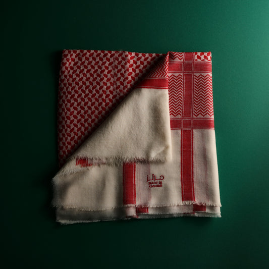 شال مرتز شماغ احمر